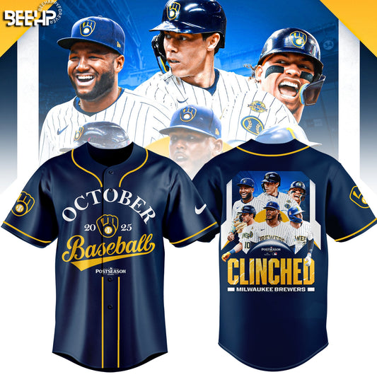 Milwaukee Brewers 2025 Postseason Limited Edition Baseball Jersey