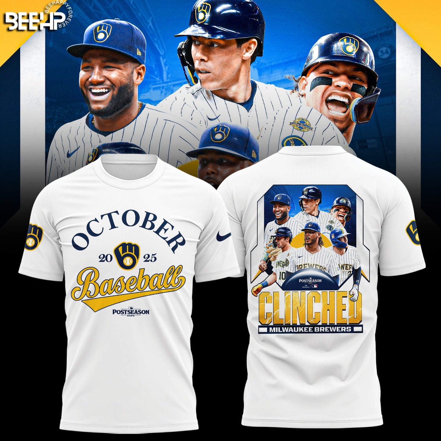 Milwaukee Brewers 2025 Postseason Limited Edition T-Shirt V1
