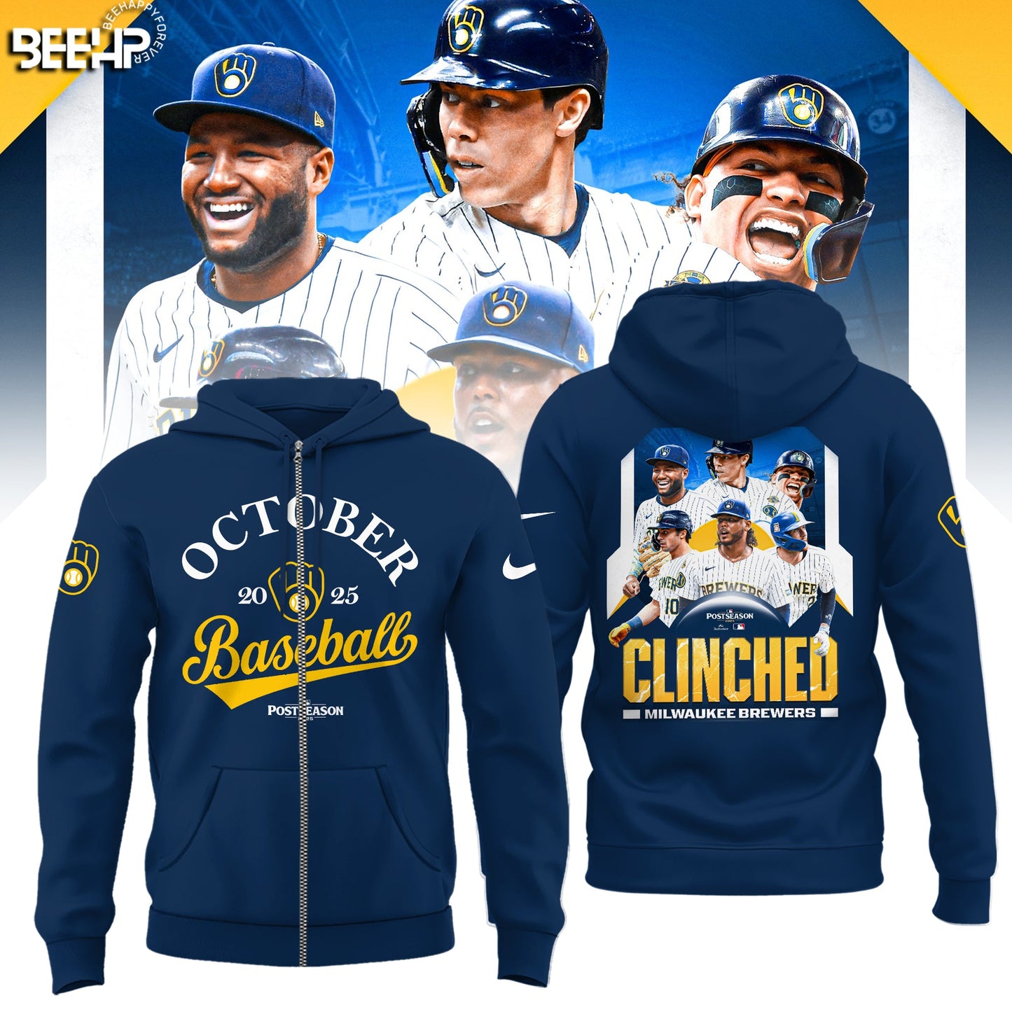 Milwaukee Brewers 2025 Postseason Limited Edition Shirt V3