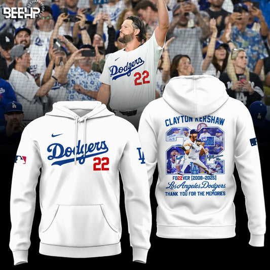 Los Angeles Dodgers Thank You Clayton Kershaw Limited Edition Hoodie