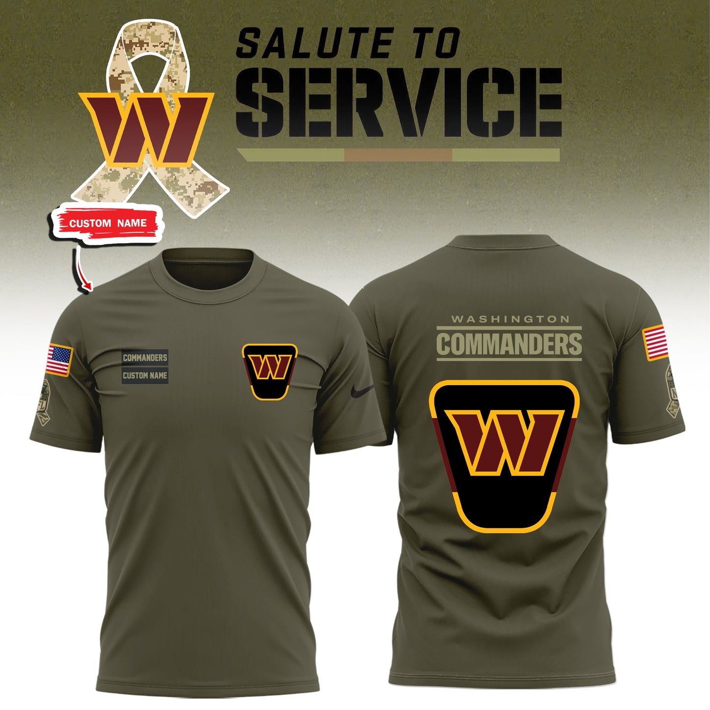 Washington Commanders 2025 Salute to Service Limited Edition Combo