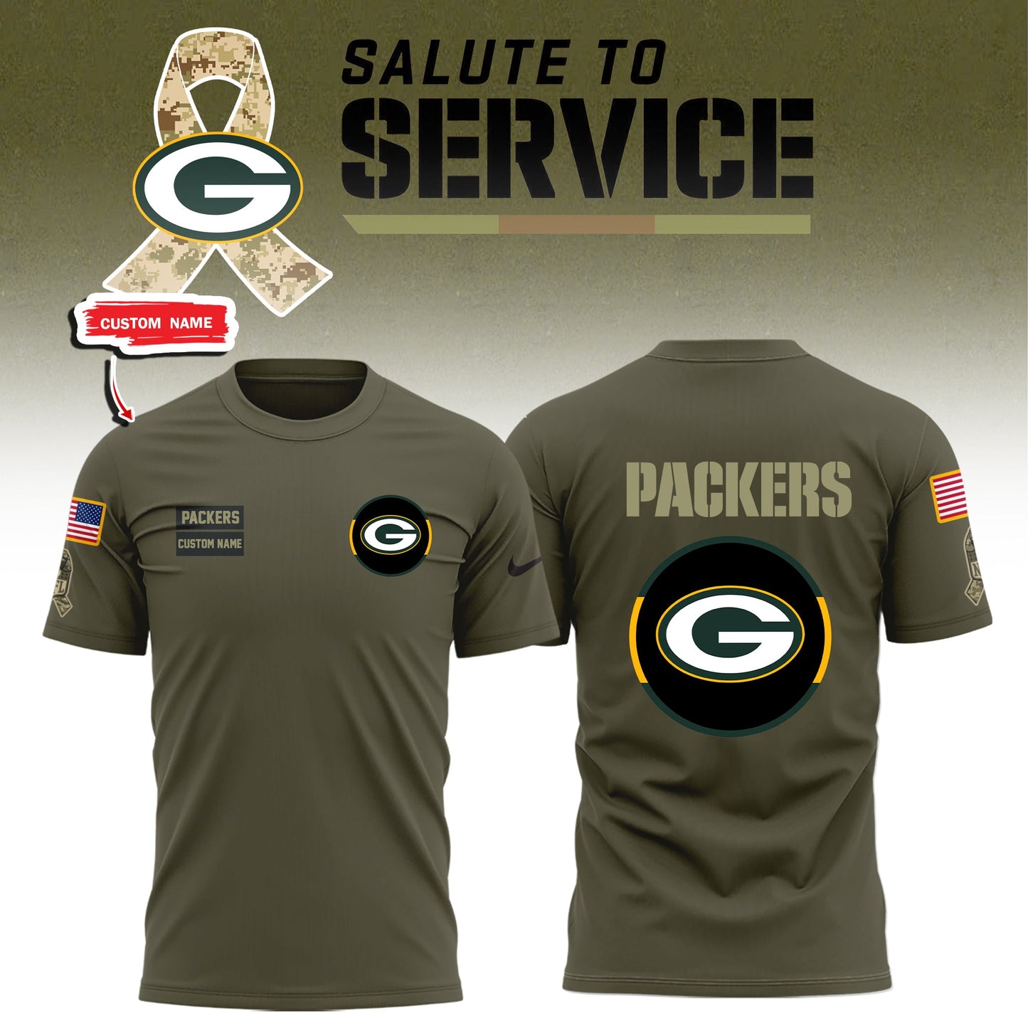 Green Bay Packers 2025 Salute to Service Limited Edition Combo