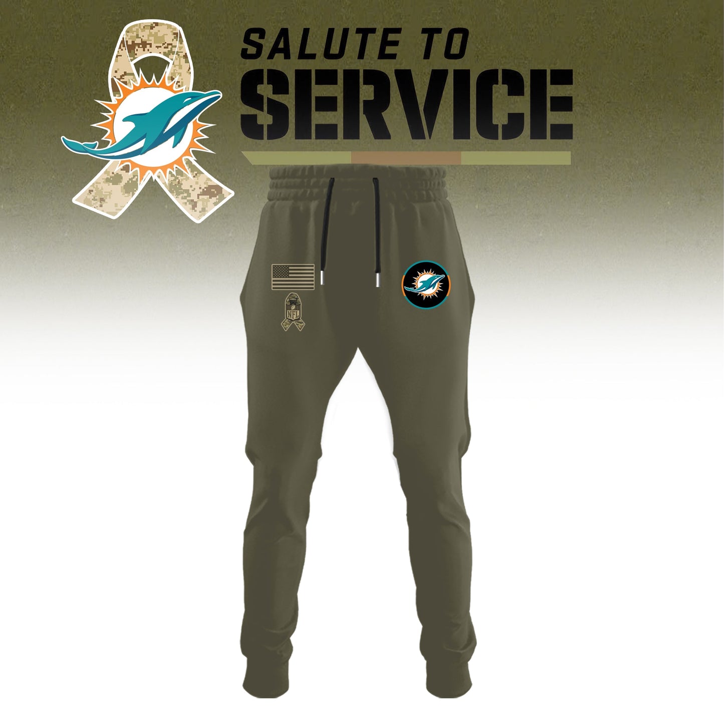 Miami Dolphins 2025 Salute to Service Limited Edition Combo