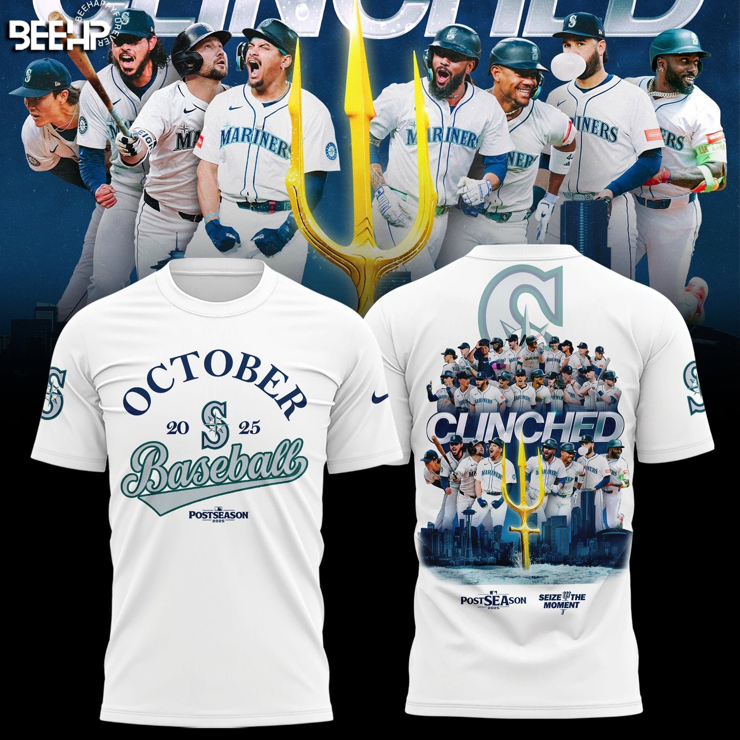 Seattle Mariners October 2025 Postseason Limited Edition T-Shirt