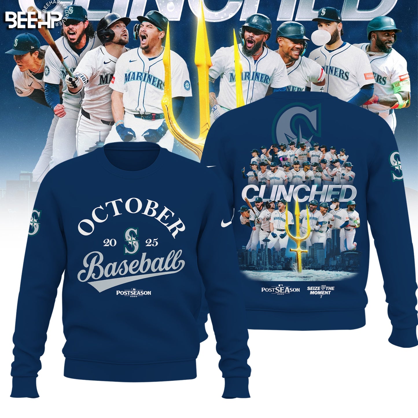 Seattle Mariners October 2025 Postseason Limited Edition Sweat