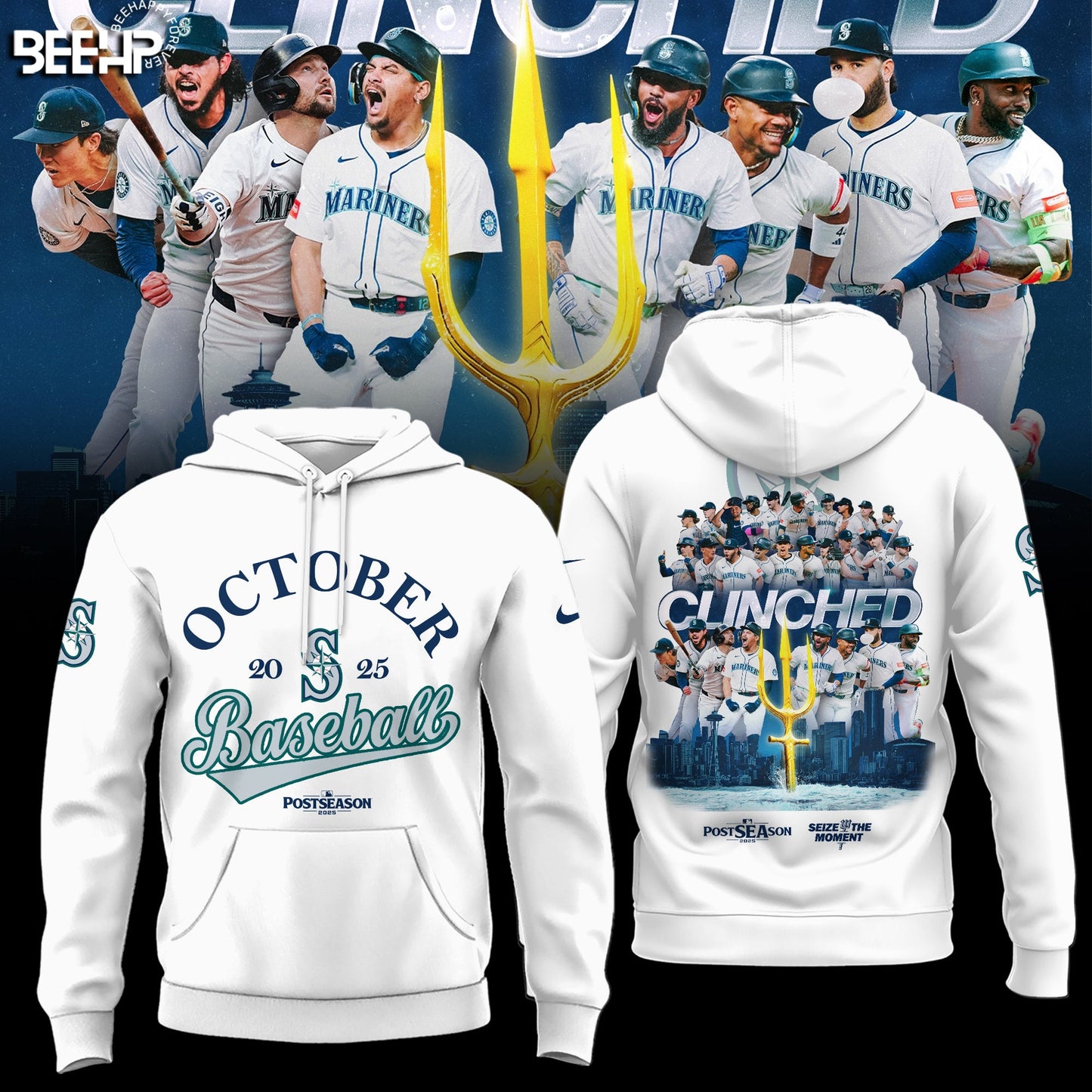 Seattle Mariners October 2025 Postseason Limited Edition Hoodie