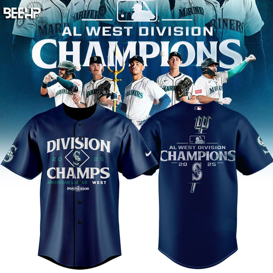 Seattle Mariners 2025 AL West Division Champions Limited Edition Jersey