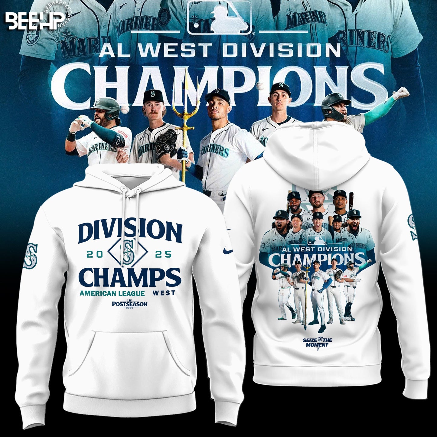 Seattle Mariners 2025 AL West Division Champions Limited Edition Hoodie