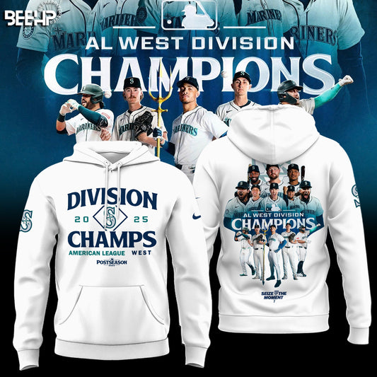 Seattle Mariners 2025 AL West Division Champions Limited Edition Hoodie