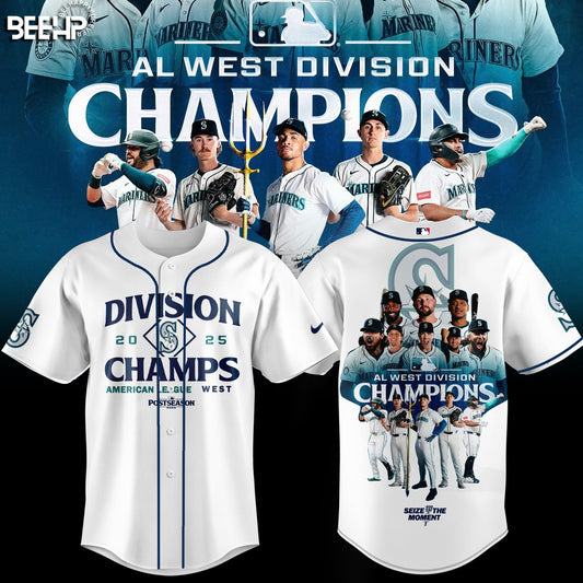 Seattle Mariners 2025 AL West Division Champions Limited Edition Jersey