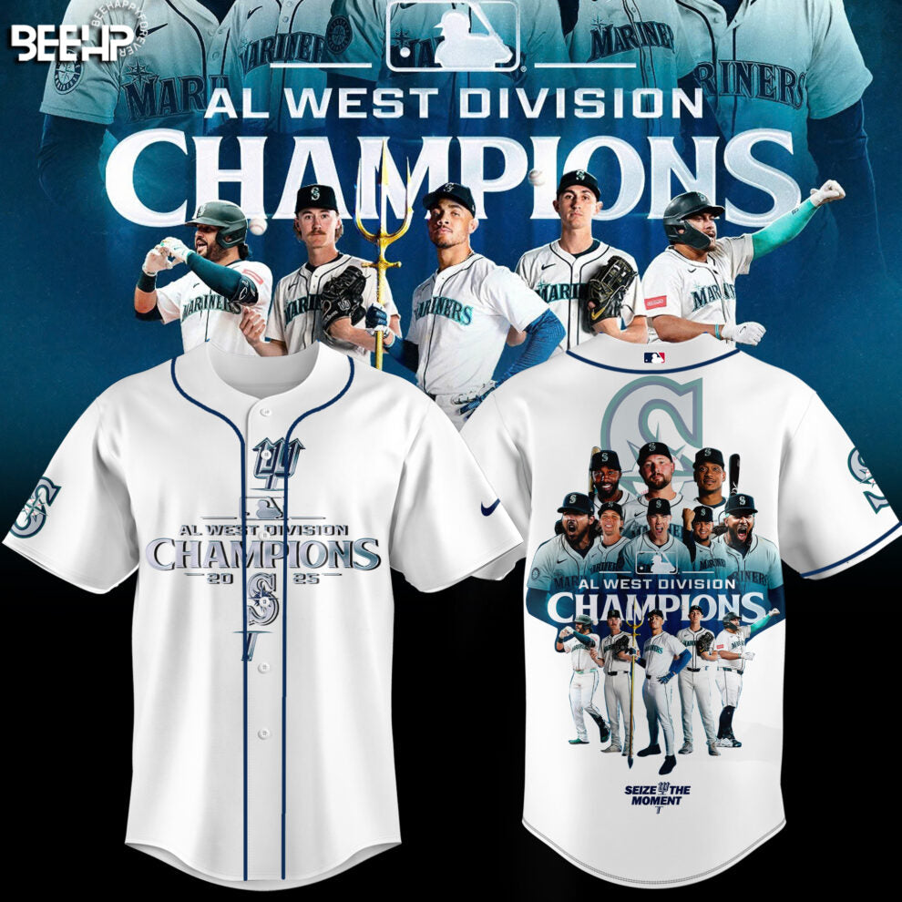 Seattle Mariners 2025 AL West Division Champions Limited Edition Jersey