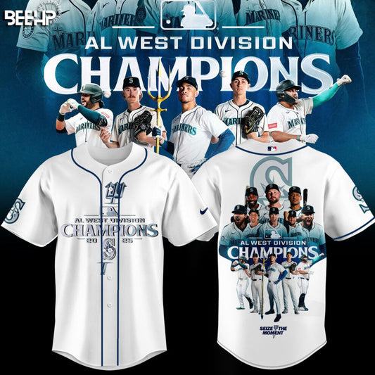 Seattle Mariners 2025 AL West Division Champions Limited Edition Jersey