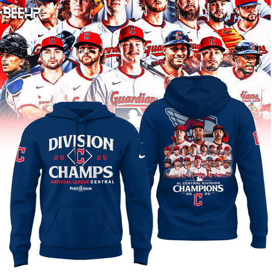Cleveland Guardians Fanatics AL Central Division Champions Locker Room Combo Hoodie