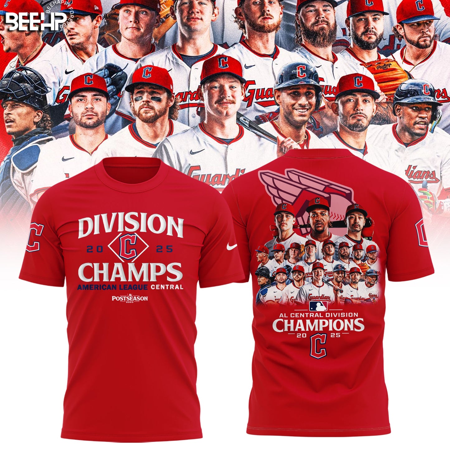 Cleveland Guardians 2025 AL Central Division Champions Limited Edition Shirt