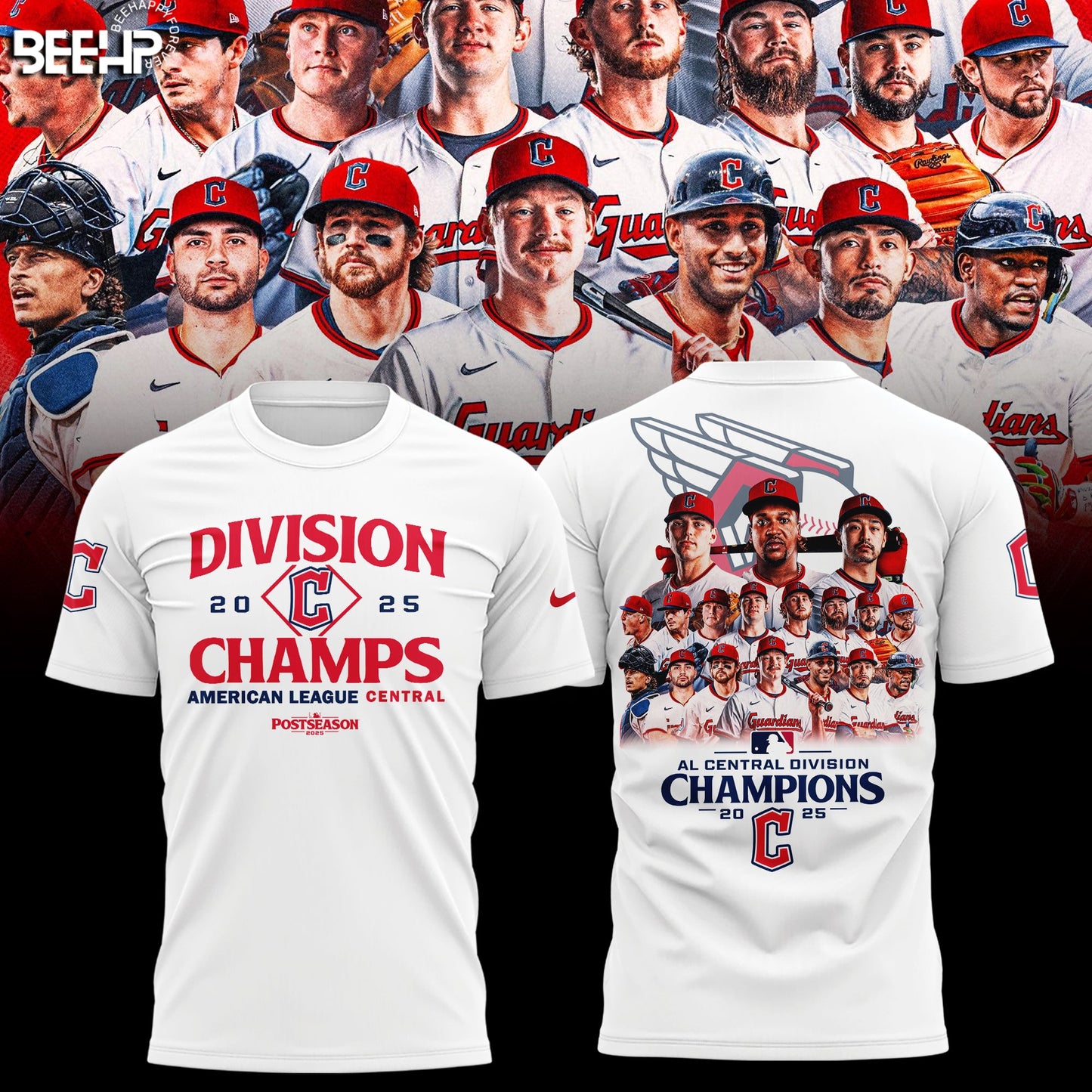 Cleveland Guardians 2025 AL Central Division Champions Limited Edition Shirt