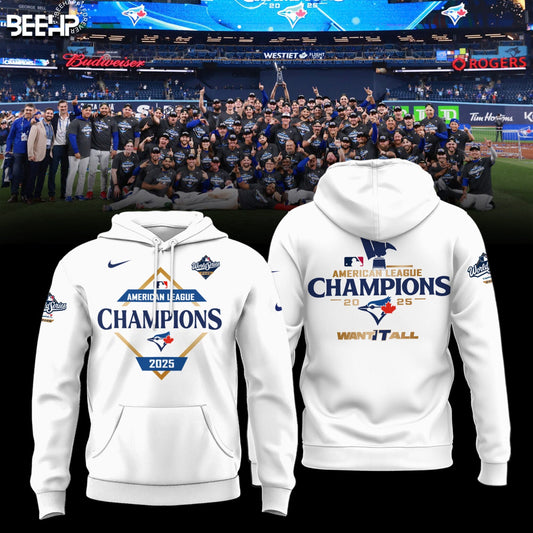Toronto Blue Jays 2025 American League Champions Combo Hoodie