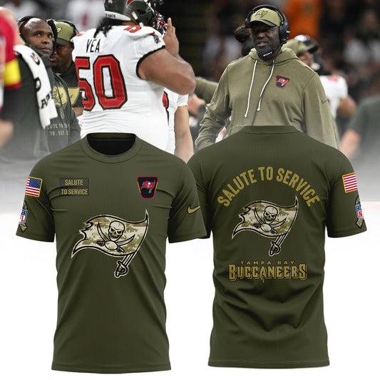 Tampa Bay Buccaneers Salute to Service 2025 Combo T-Shirt - Limited Edition
