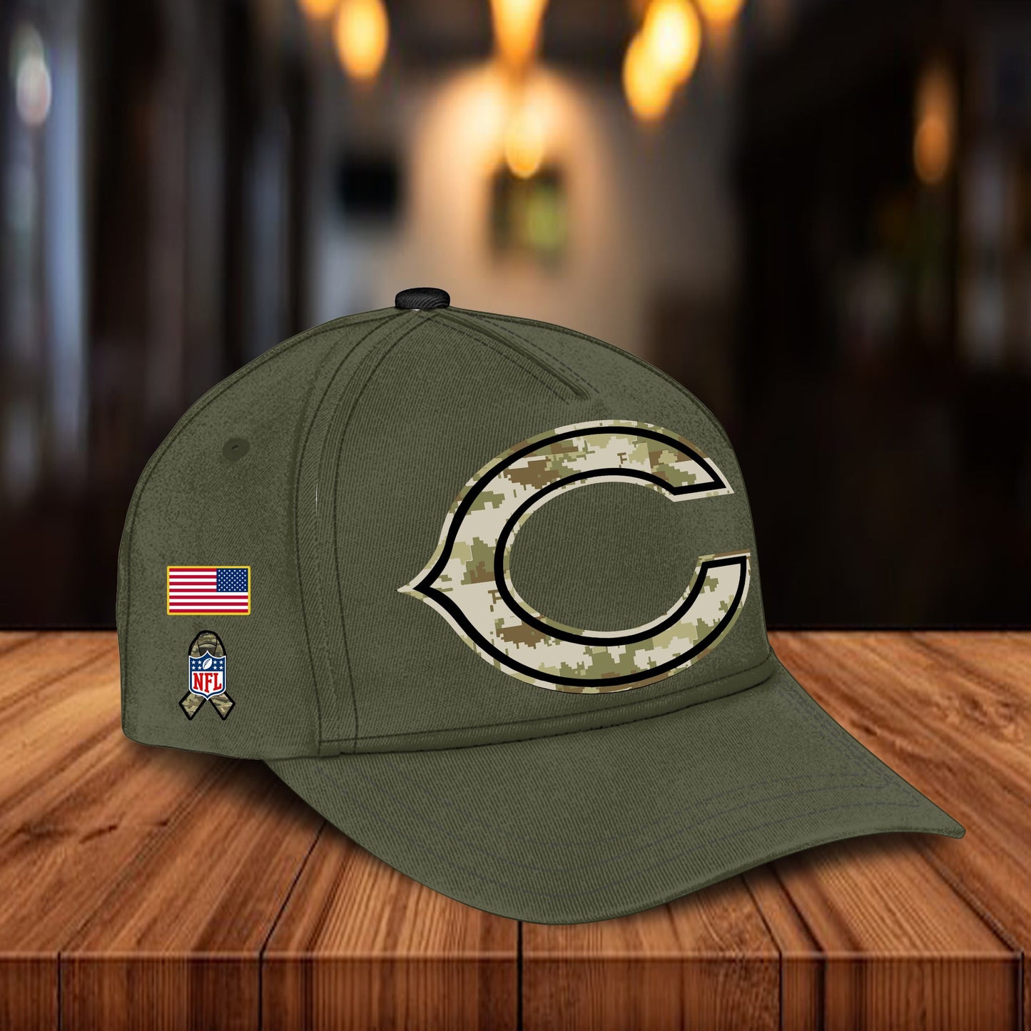 Chicago Bears Salute To Service 2025 Combo Hoodie