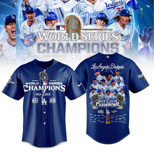 LA Dodgers 2025 World Series Champions Limited Edition Combo Jersey