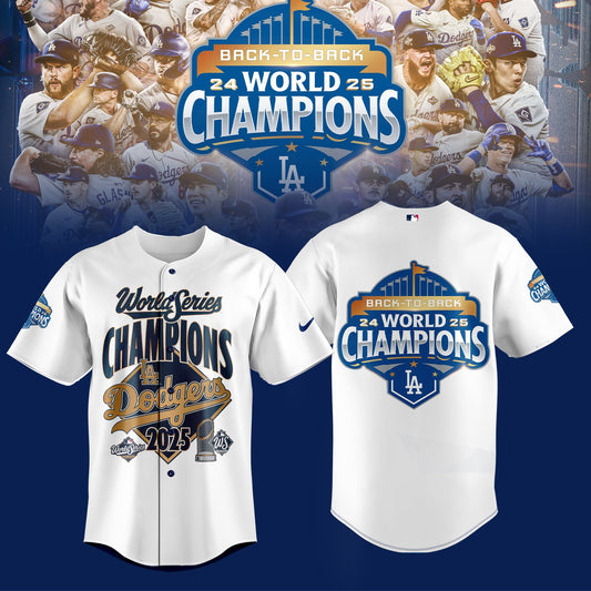LA Dodgers 2025 World Series Champions Limited Edition Combo Jersey