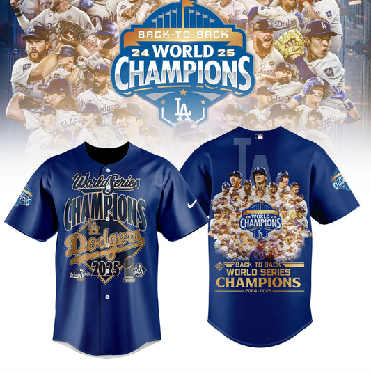 LA Dodgers 2025 World Series Champions Limited Edition Combo Jersey