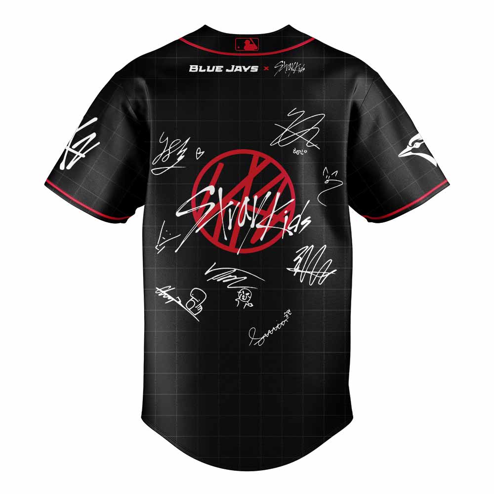 Limited Edition TB.Jays Stray Kids Show Signature Black Jersey