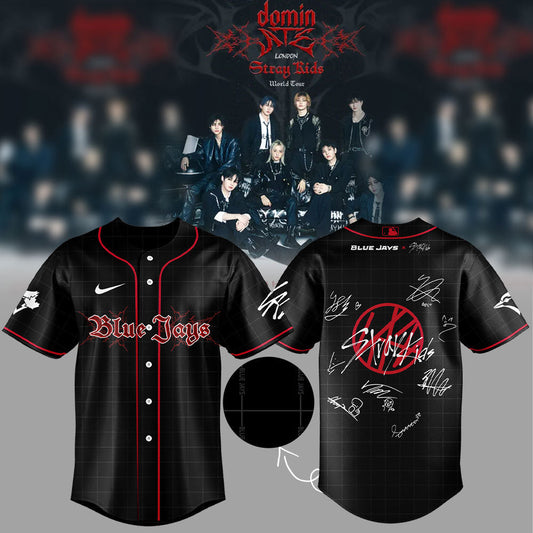 Limited Edition TB.Jays Stray Kids Show Signature Black Jersey