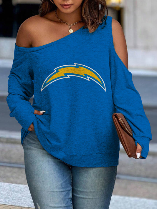 Asymmetric Off-Shoulder Women's Sweatshirt