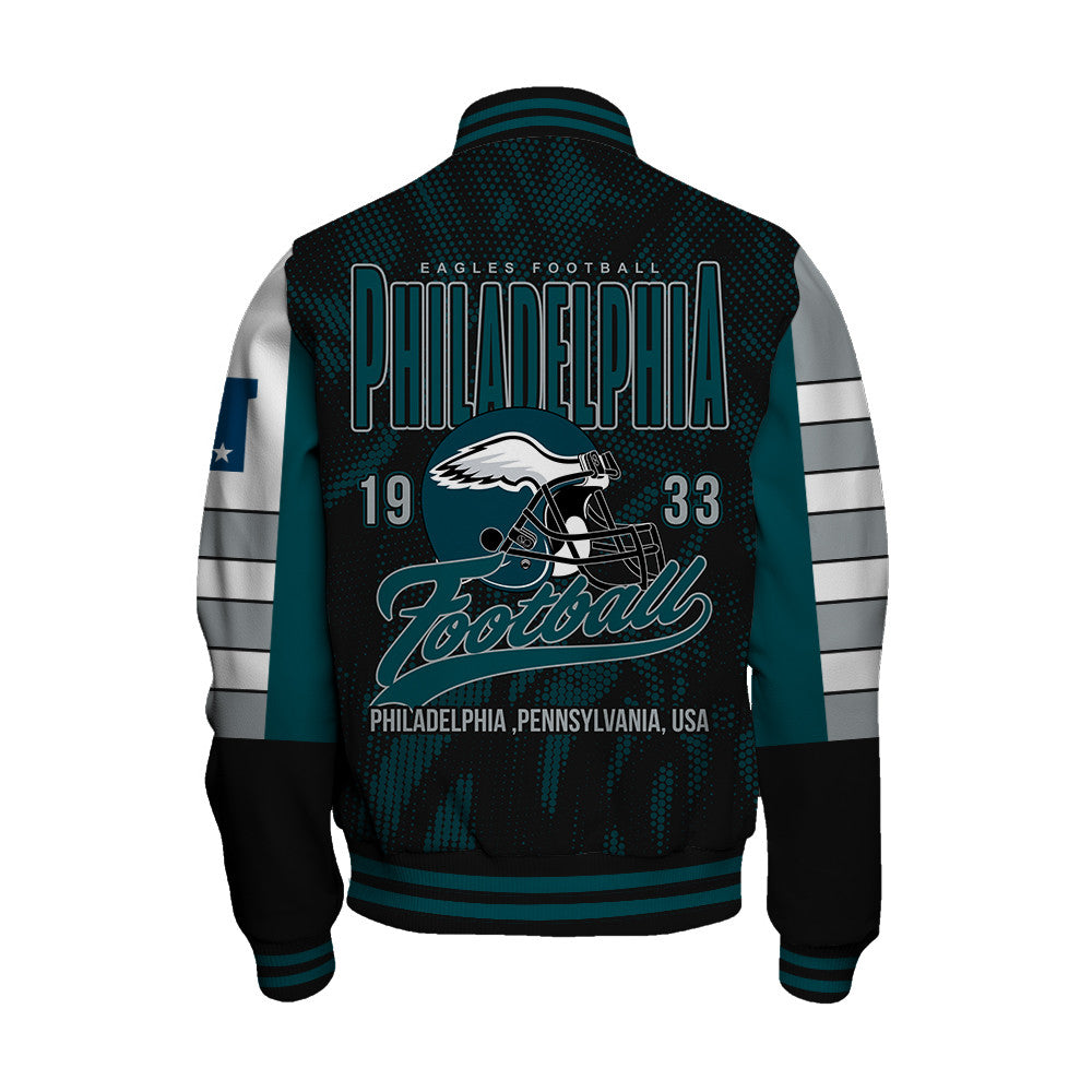 Philadelphia Eagles Football Team 2025 - 26 Wear Your Passion Unisex Varsity Jacket