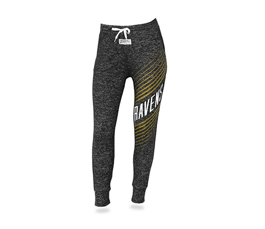 Zubaz NFL Zubaz NFL BALTIMORE RAVENS WOMENS HEATHER GRAY JOGGER