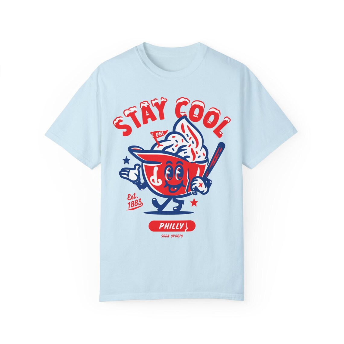( 4 colors)Philadelphia Phillies Stay Cool unisex t-shirt