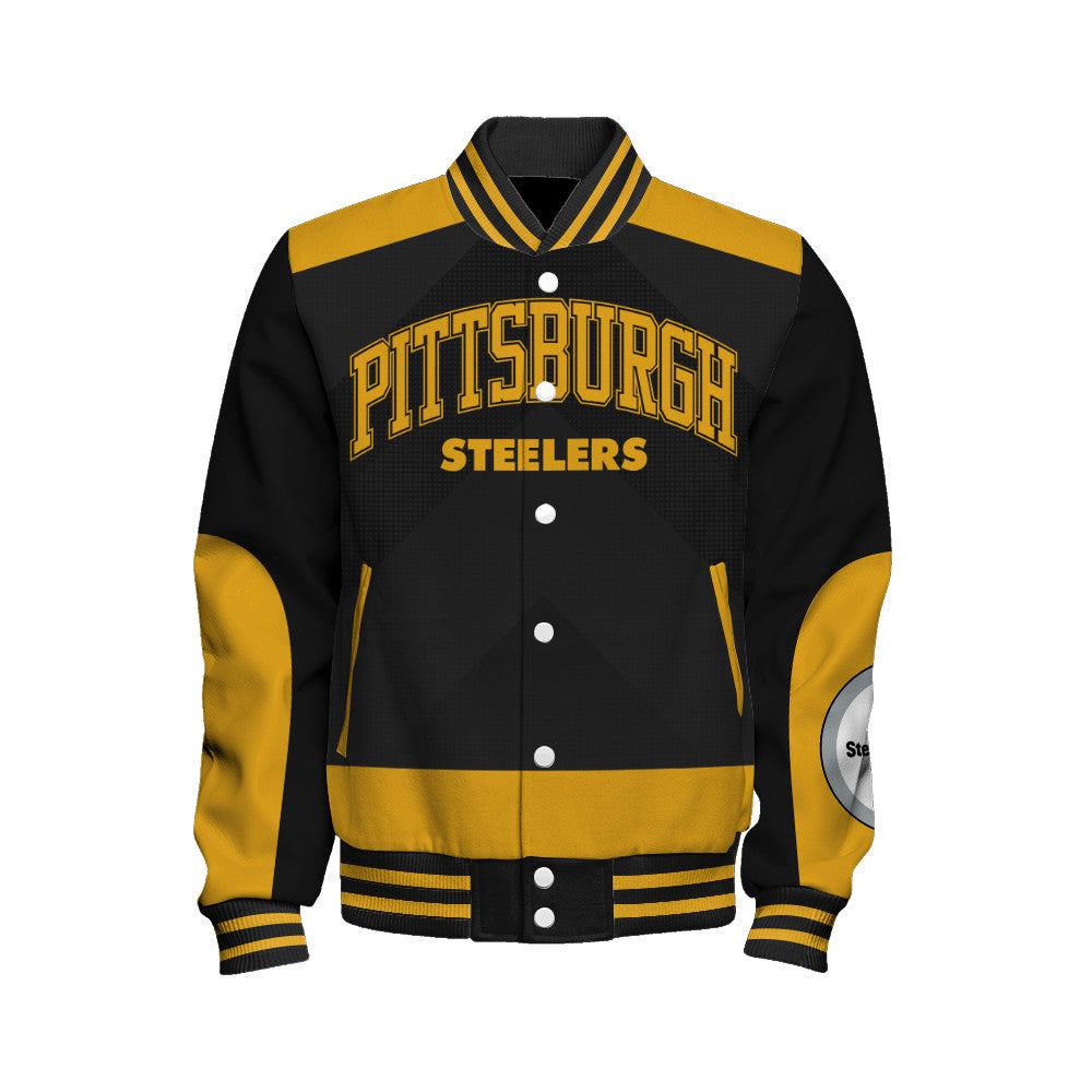 Pittsburgh Steelers Football Team 2025 - 26 Stay Ahead Of The Trend Unisex Varsity Jacket