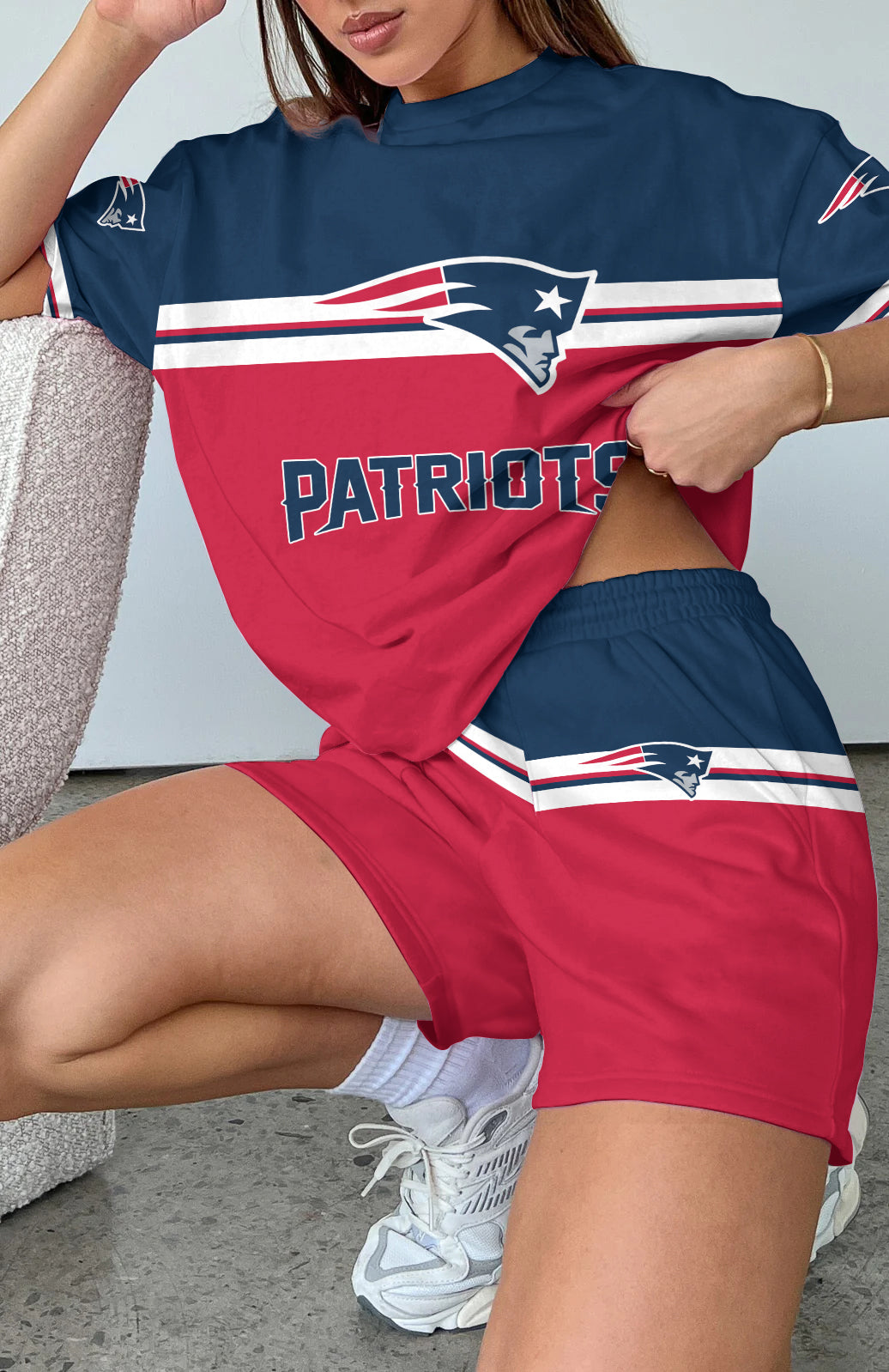 New England Patriots Limited Edition Women's T-Shirt & Short Set