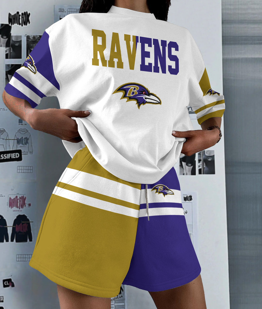 Baltimore Ravens  Limited Edition Women's T-Shirt & Short Set