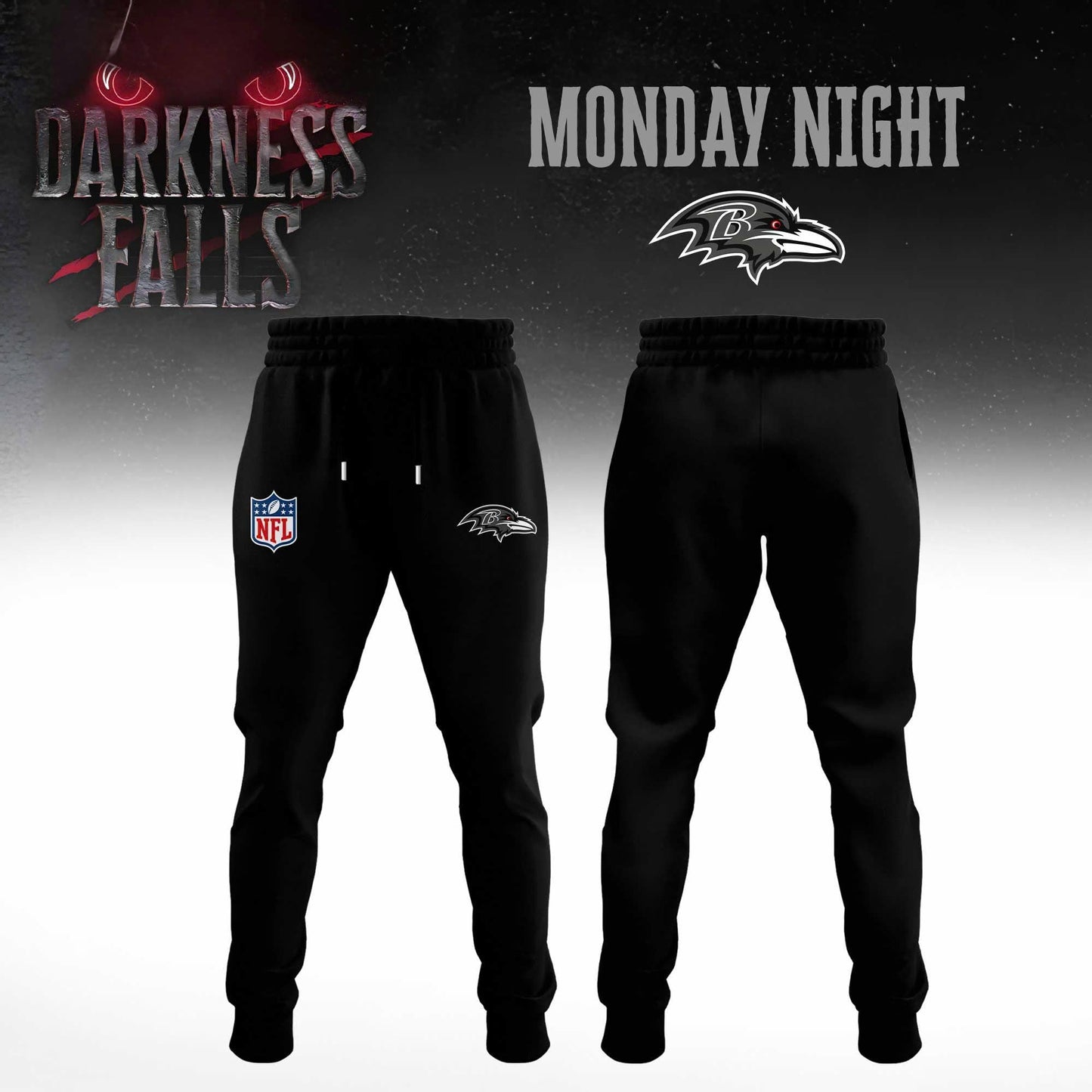 Baltimore Ravens “Darkness Falls” 2025 Special Edition T-Shirt