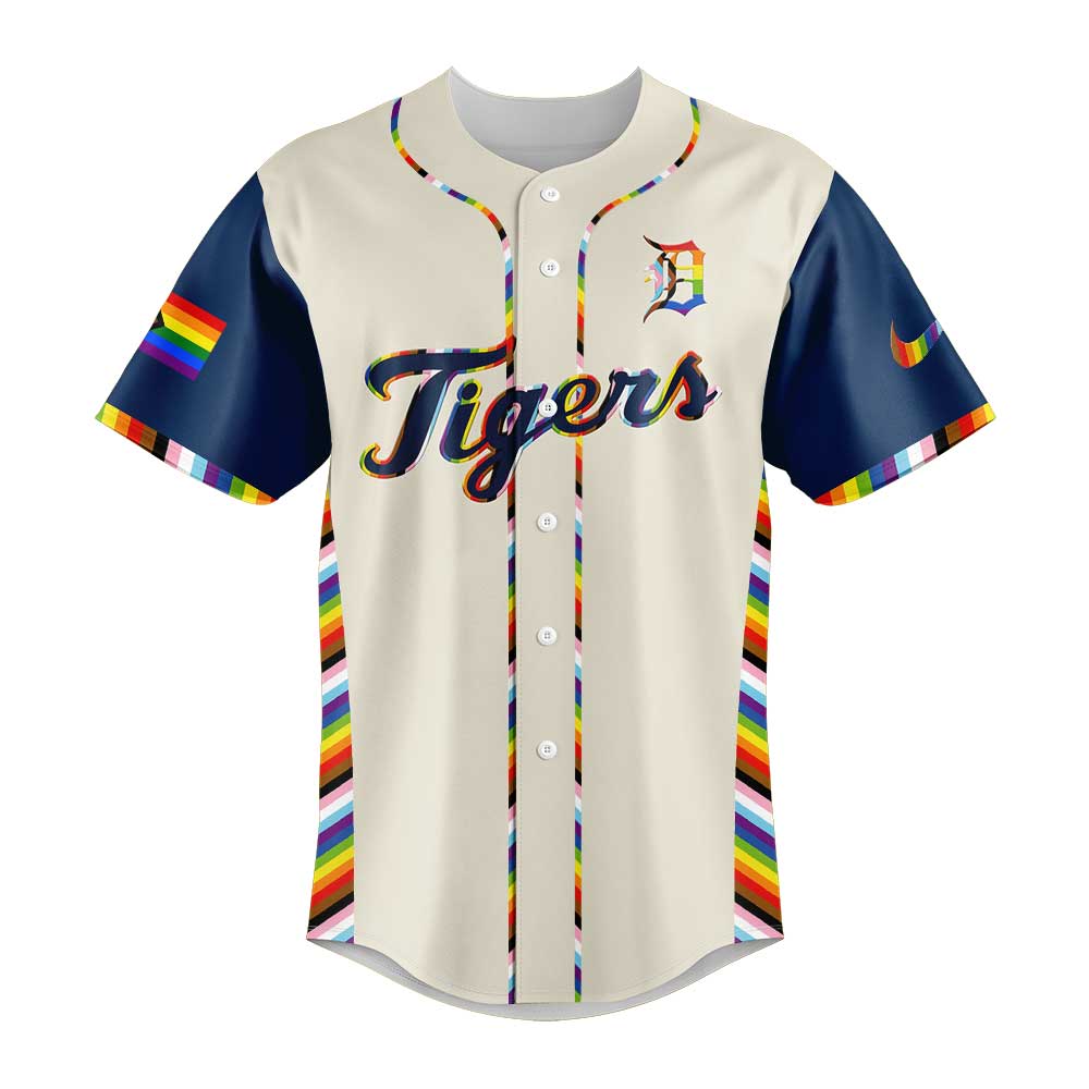 Limited Edition Detroit Tigers LGBT Pride Night New Jersey