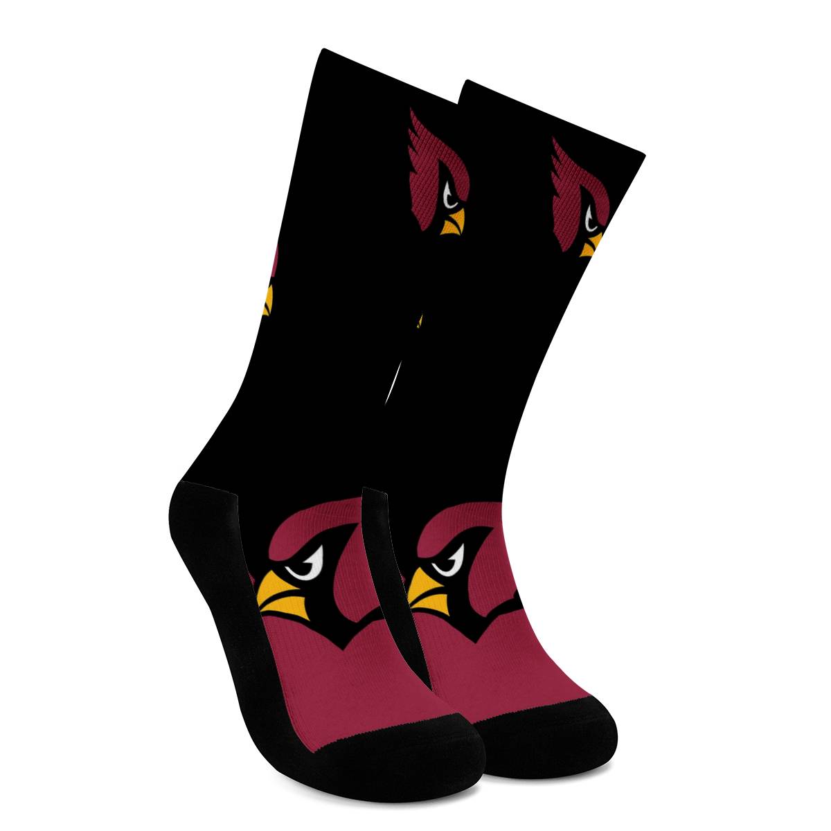 Arizona Cardinals For Bare Feet Crew Socks