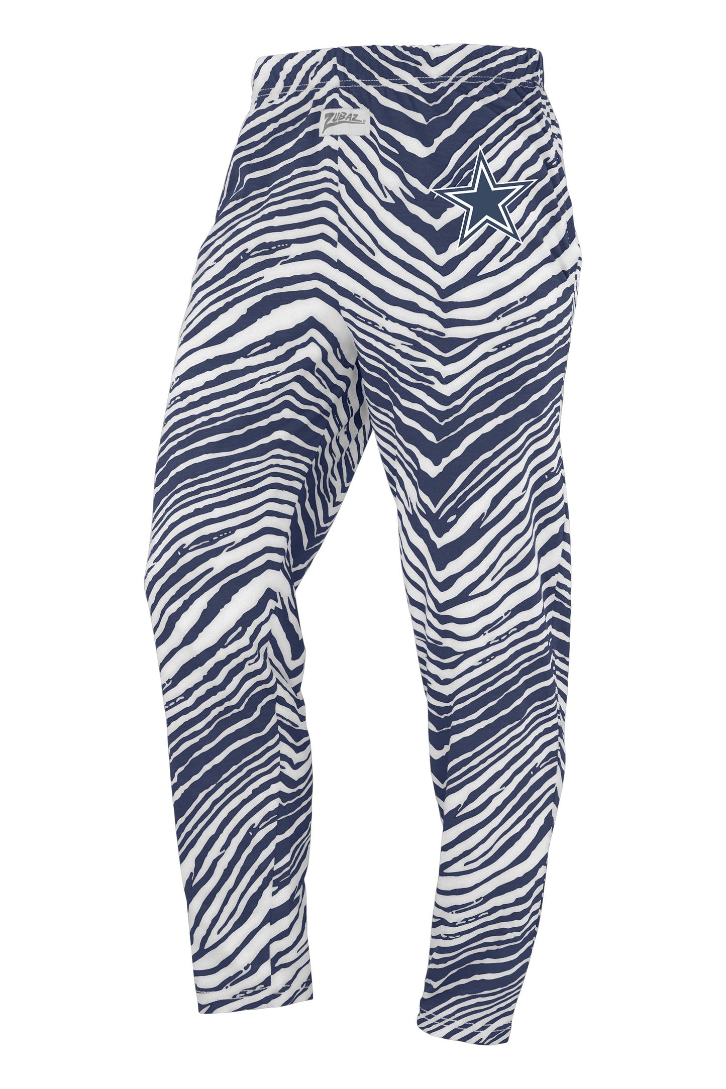 Zubaz NFL Adult Unisex Z88 Zebra Pants, Dallas Cowboys For Men and Women