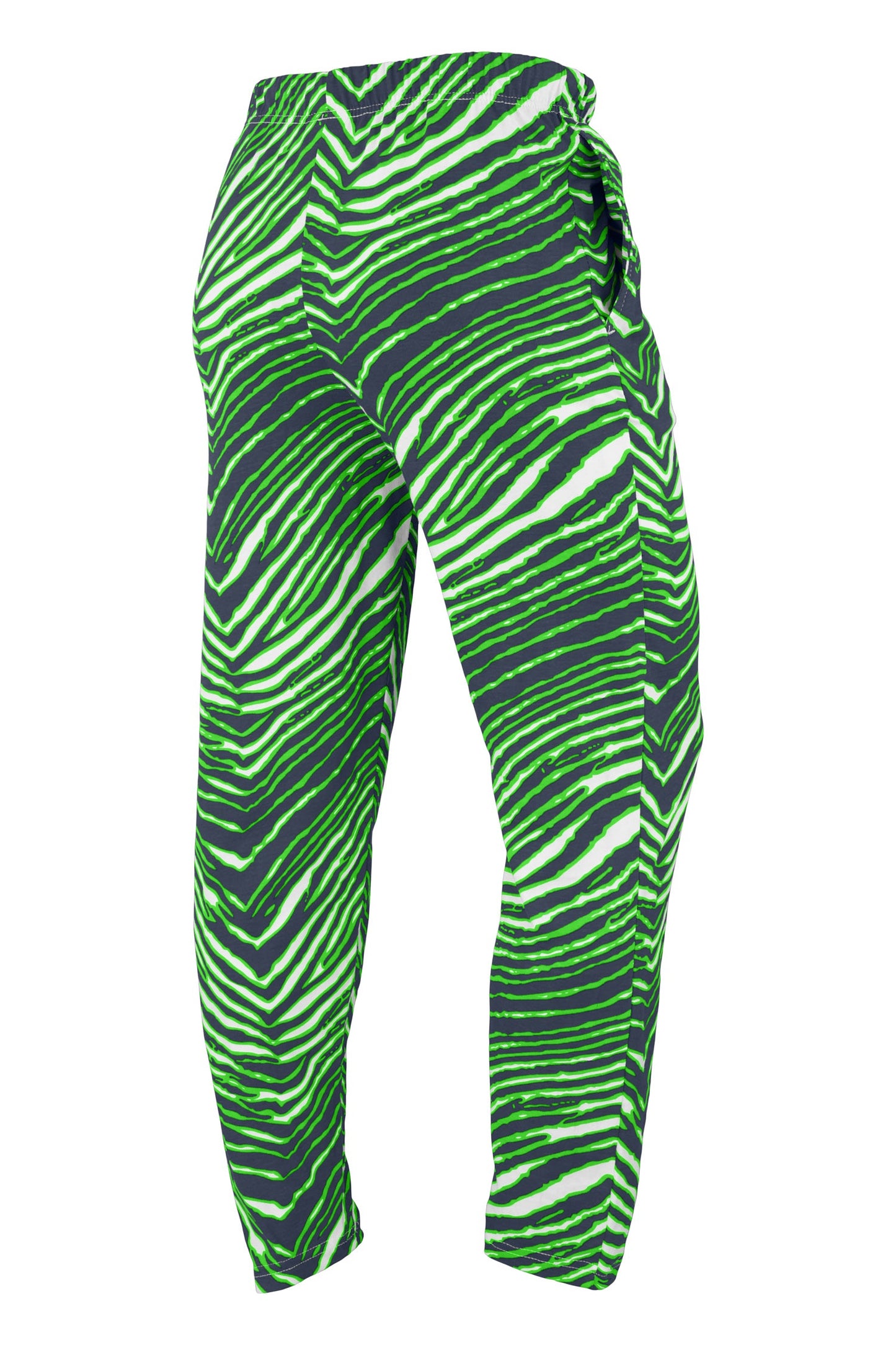 Zubaz NFL Adult Unisex Z88 Zebra Pants, Seattle Seahawks For Men and Women