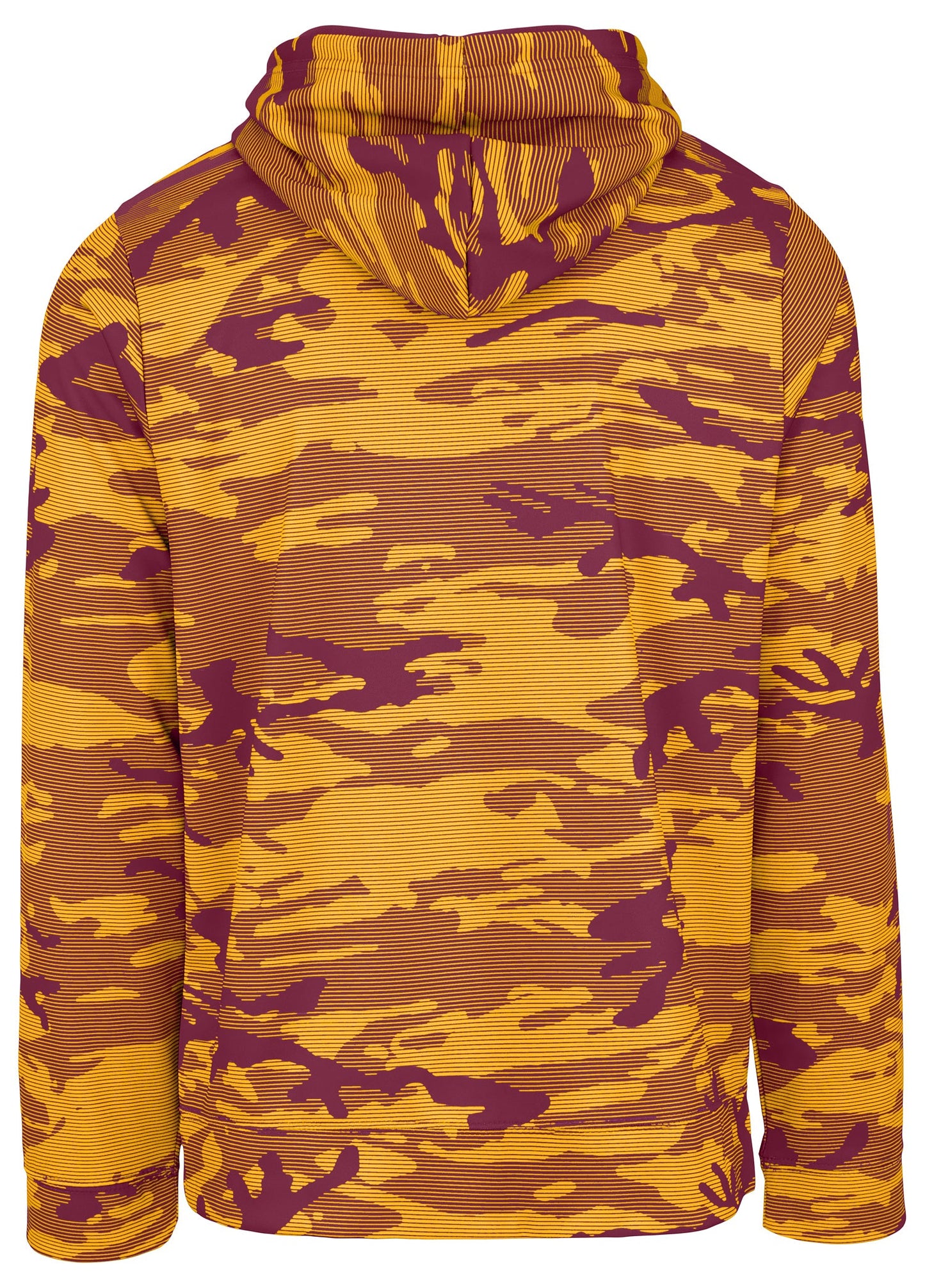 Zubaz NFL Men's Team Color Camo Lines Hoodie Washington Commanders