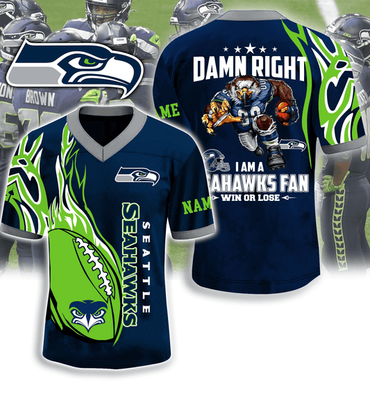 Seattle Seahawks Fan Jersey