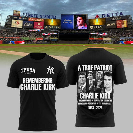 Remembering Charlie Kirk – New York Yankees Jersey