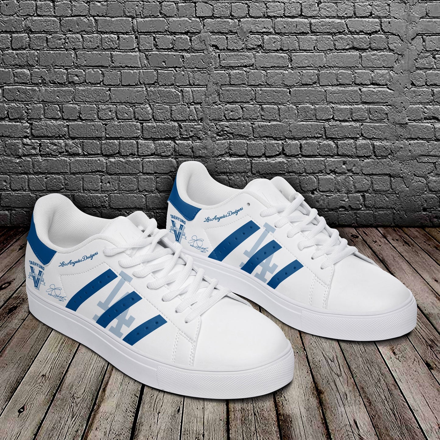 Los Angeles Dodgers x V BTS Limited Edition Stan Smith Shoes