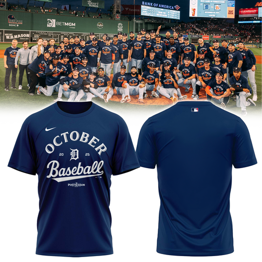 Detroit Tigers 2025 Postseason Limited T-shirt