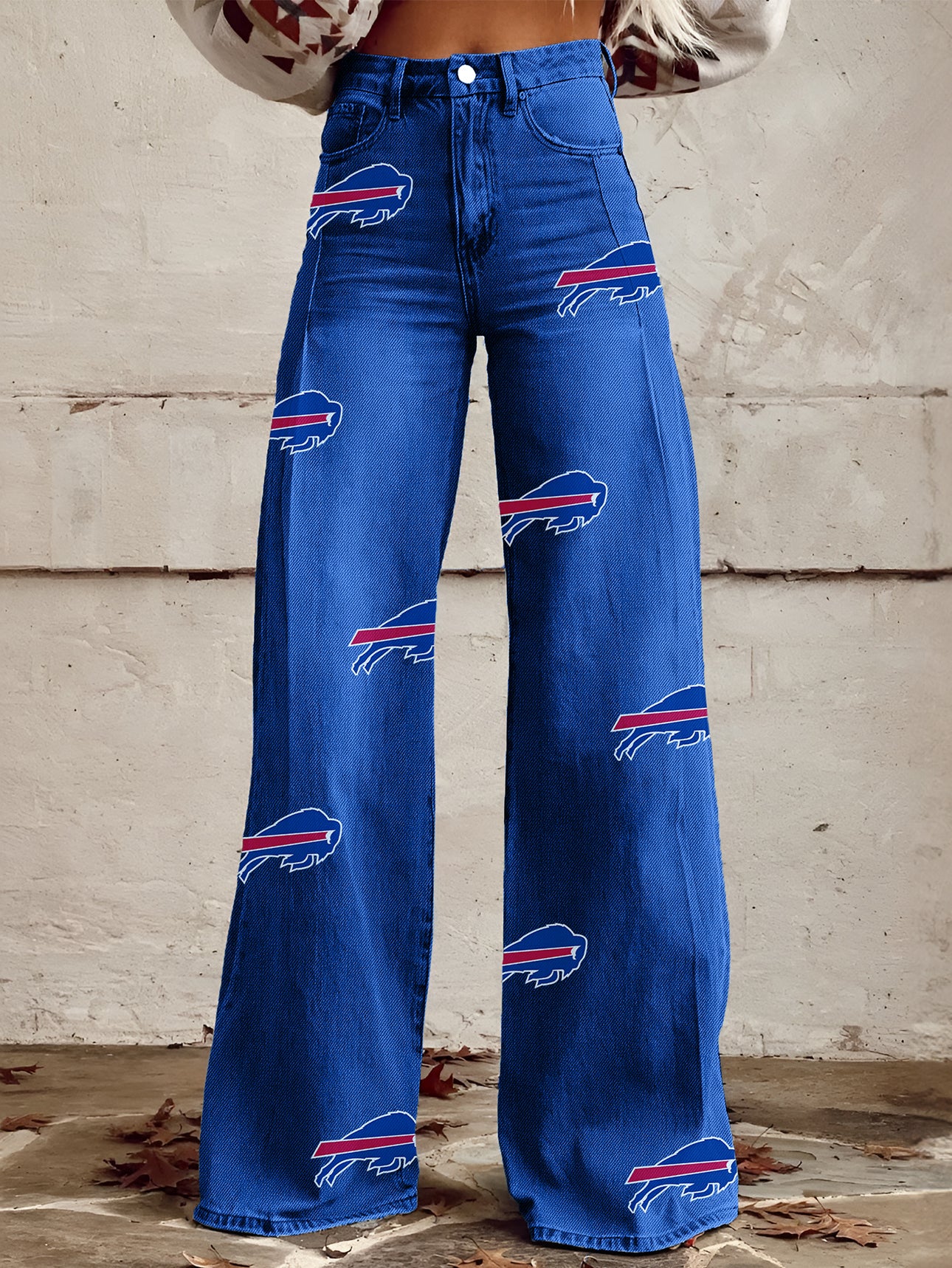 Women's Vintage casual wide LegPants