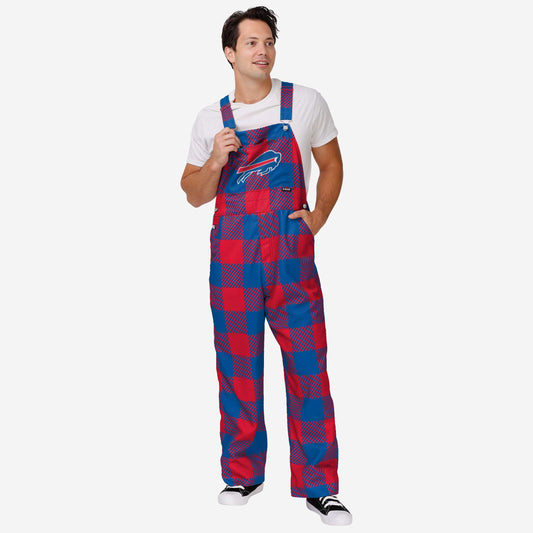 New Mens Plaid Bib Overalls
