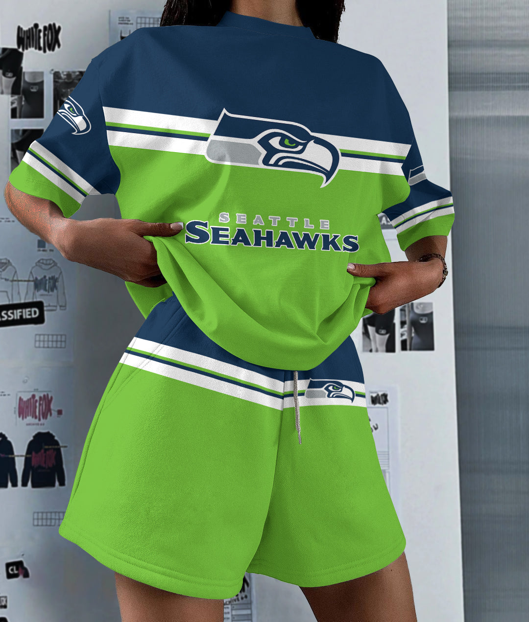 Seattle Seahawks Limited Edition Women's T-Shirt & Short Set