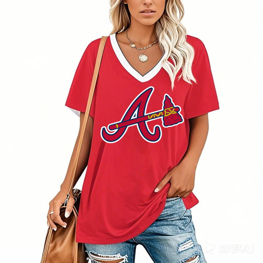 New Fashion Short Sleeve V-Neck Shirt