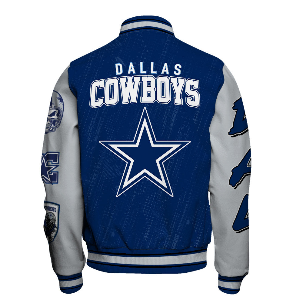Dallas Cowboys National Football League Conquer Every Field Unisex Varsity Jacket