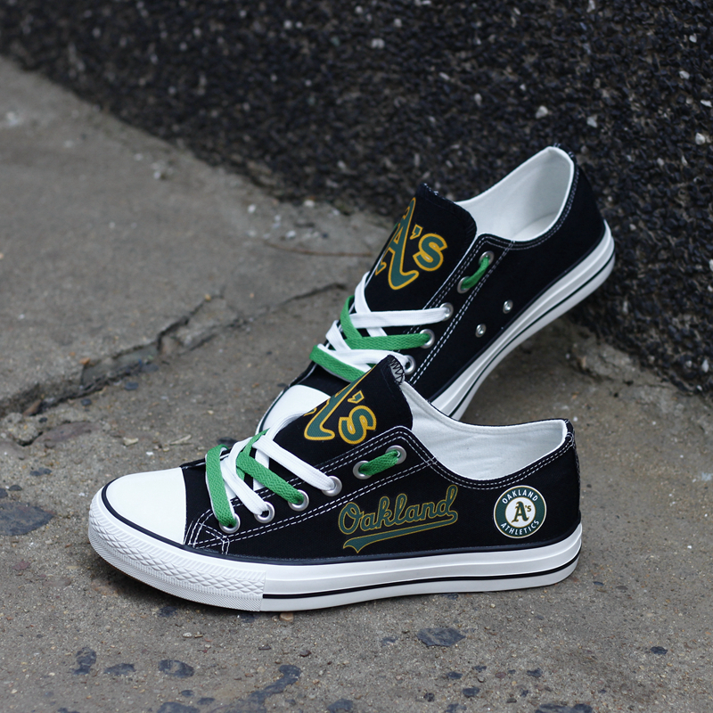 Casual printed low-top canvas shoes unisex